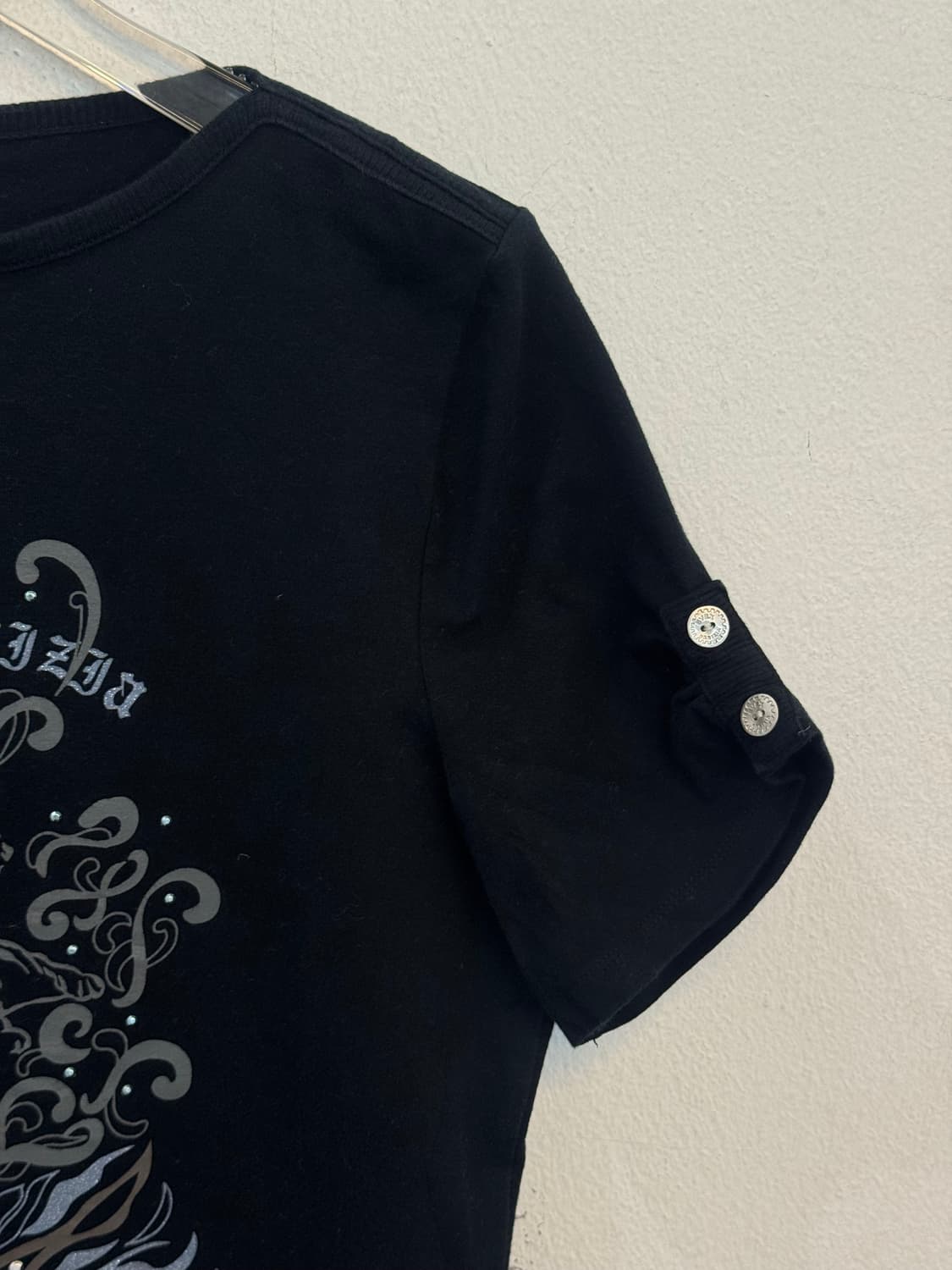 Krizia Evex Black T-shirt 상품이미지3