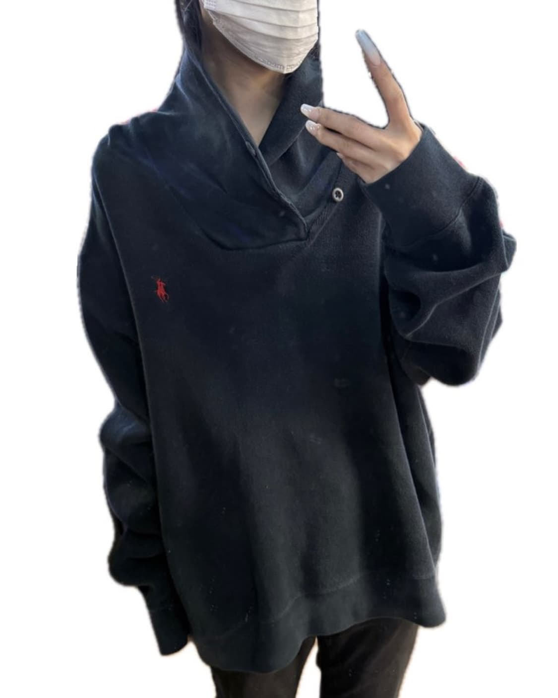 폴로 하이넥 맨투맨 상품이미지1