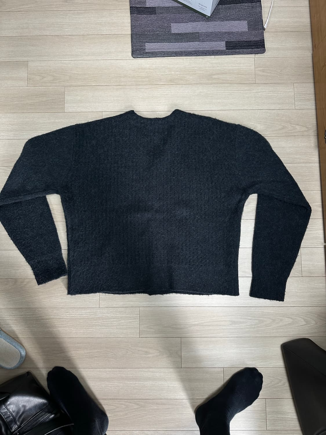 토니웩 브이넥 모헤어 가디건 L사이즈 상품이미지2