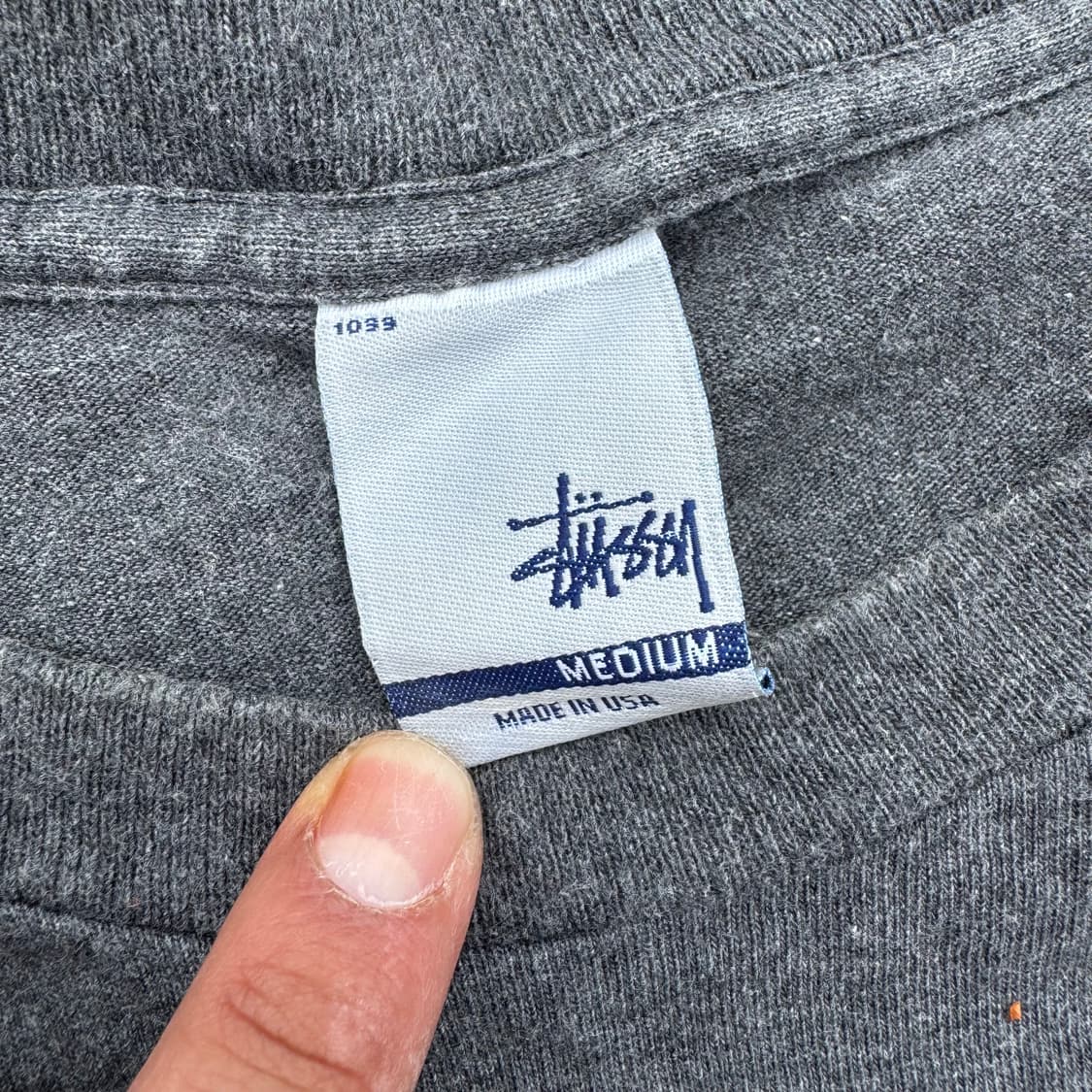 [M] 90s Stussy 스투시 모노그램 반팔티 상품이미지8