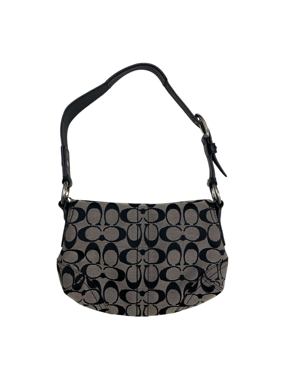 코치 y2k 블랙 버클 숄더백 상품이미지2