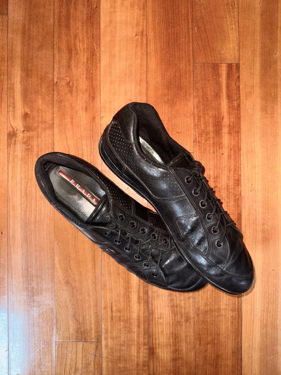 Leather Flat Sneakers 상품이미지3