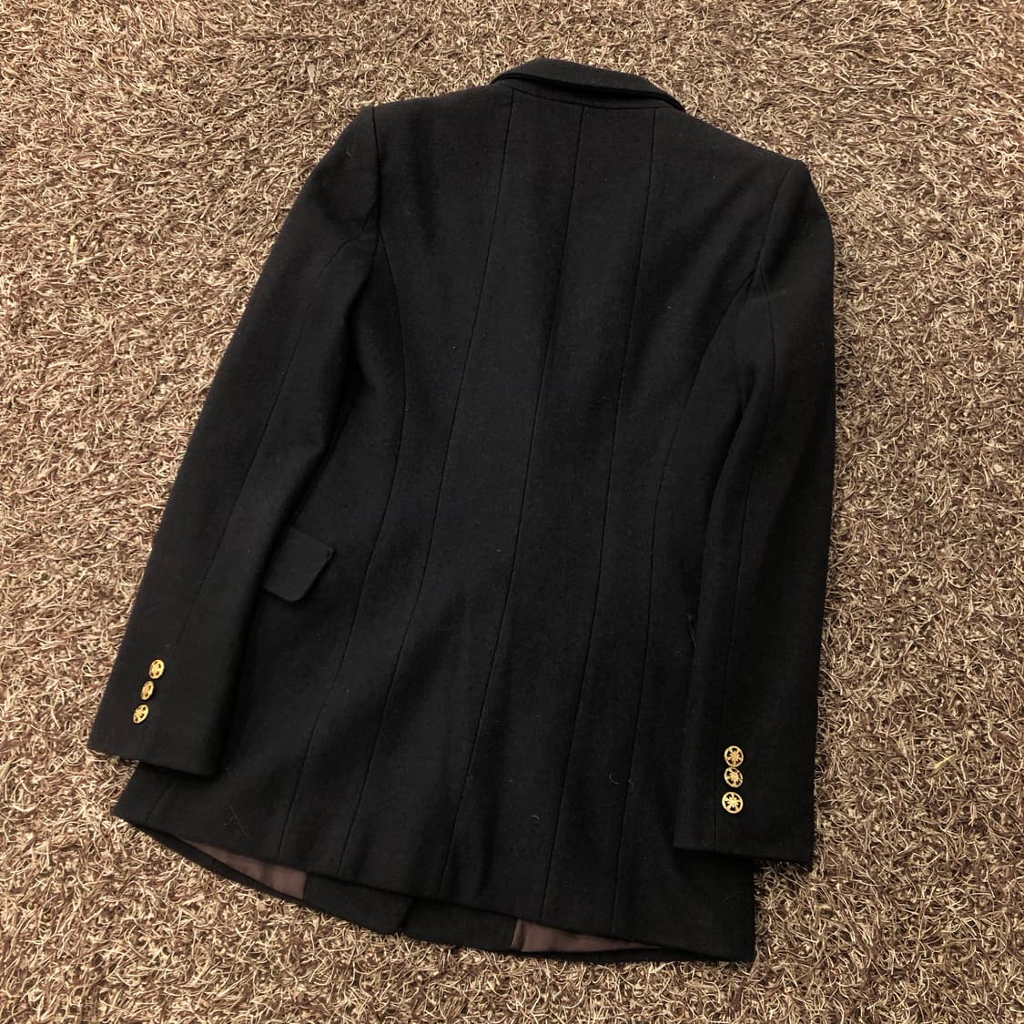 플라스틱아일랜드 울 금장버튼 자켓 상품이미지5