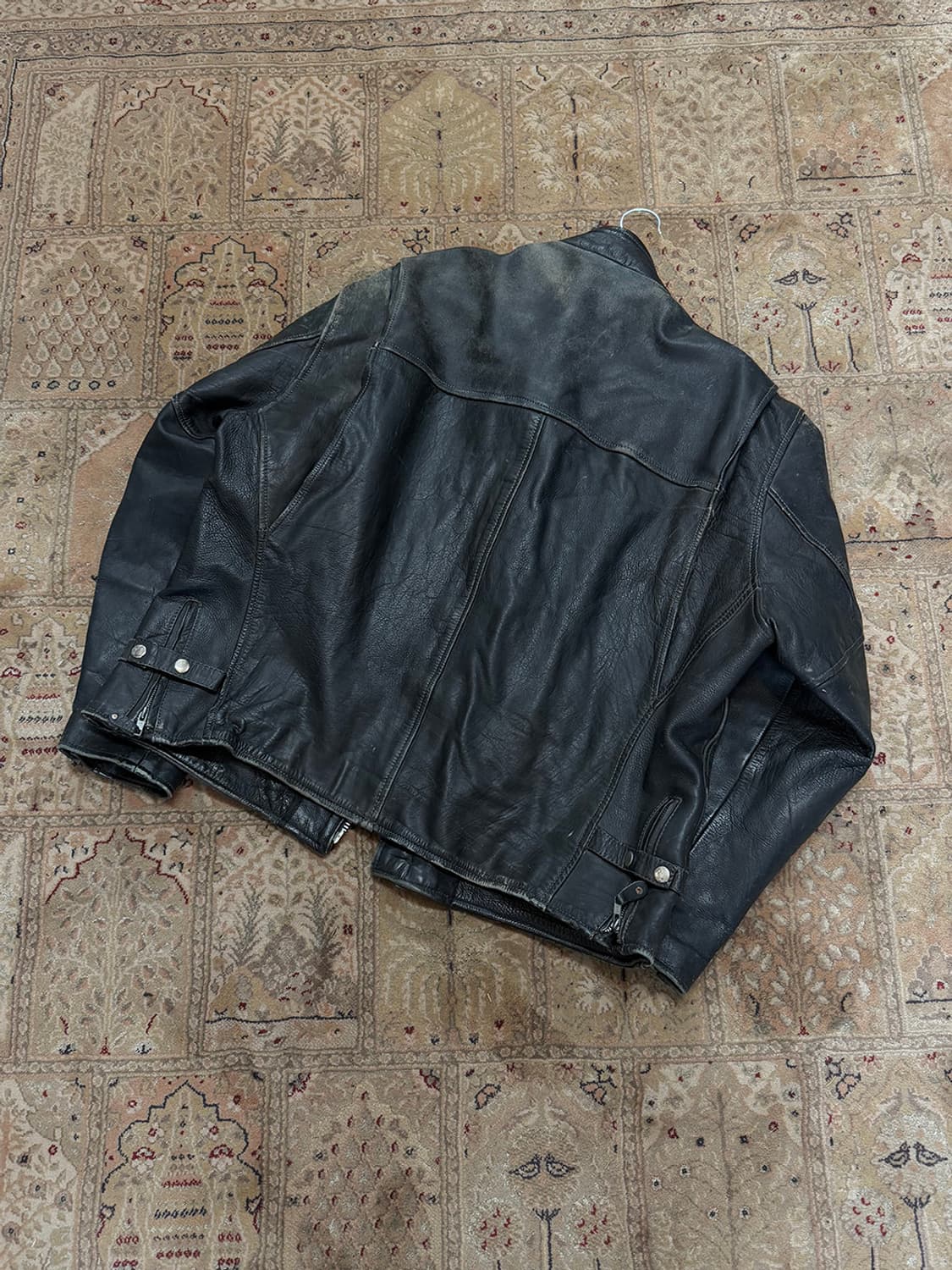 Cafe racer cowleather jacket 상품이미지2