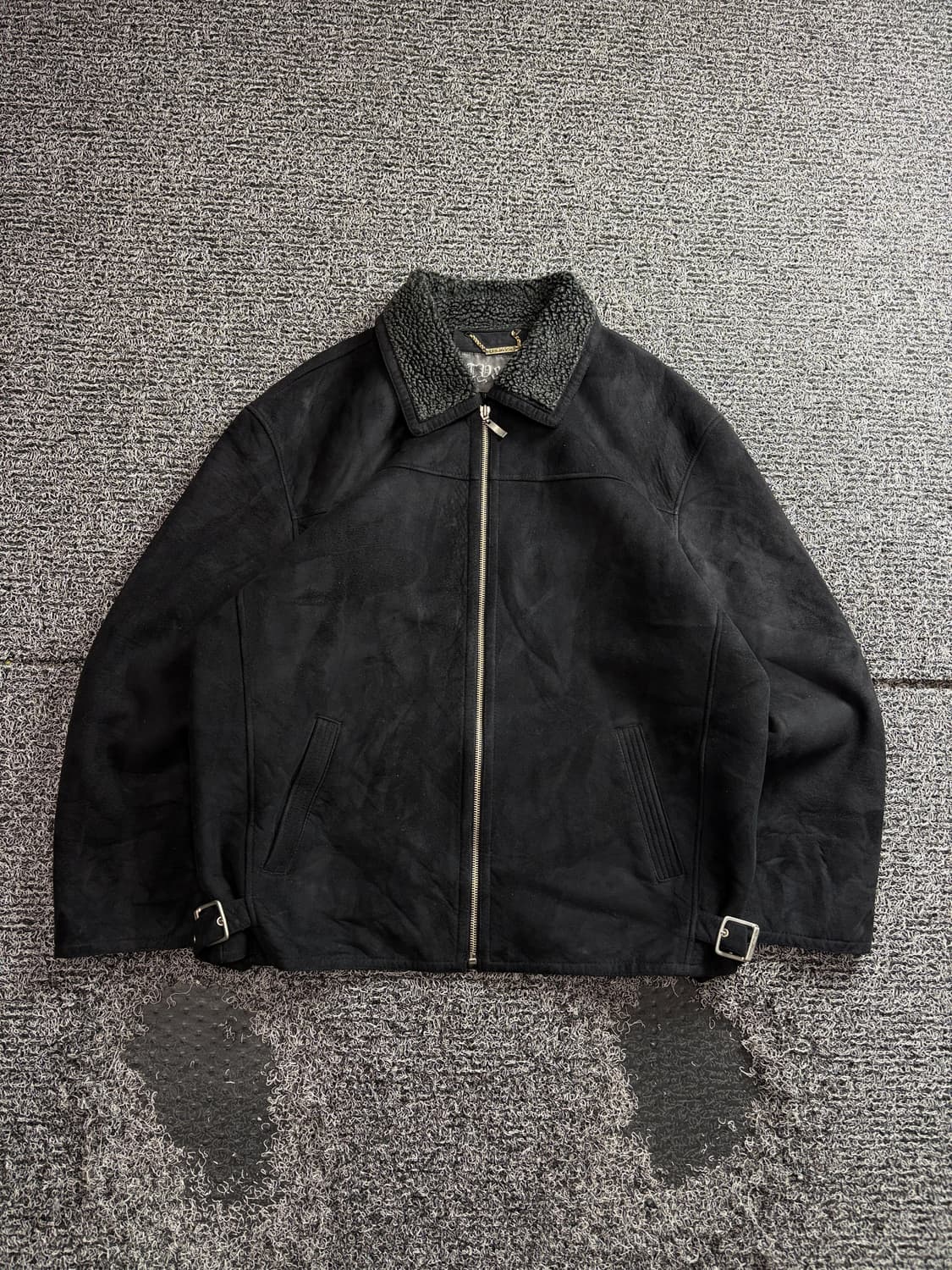 90s paolo ferrari 아카이브 스웨이드 무스탕 3593 상품이미지2