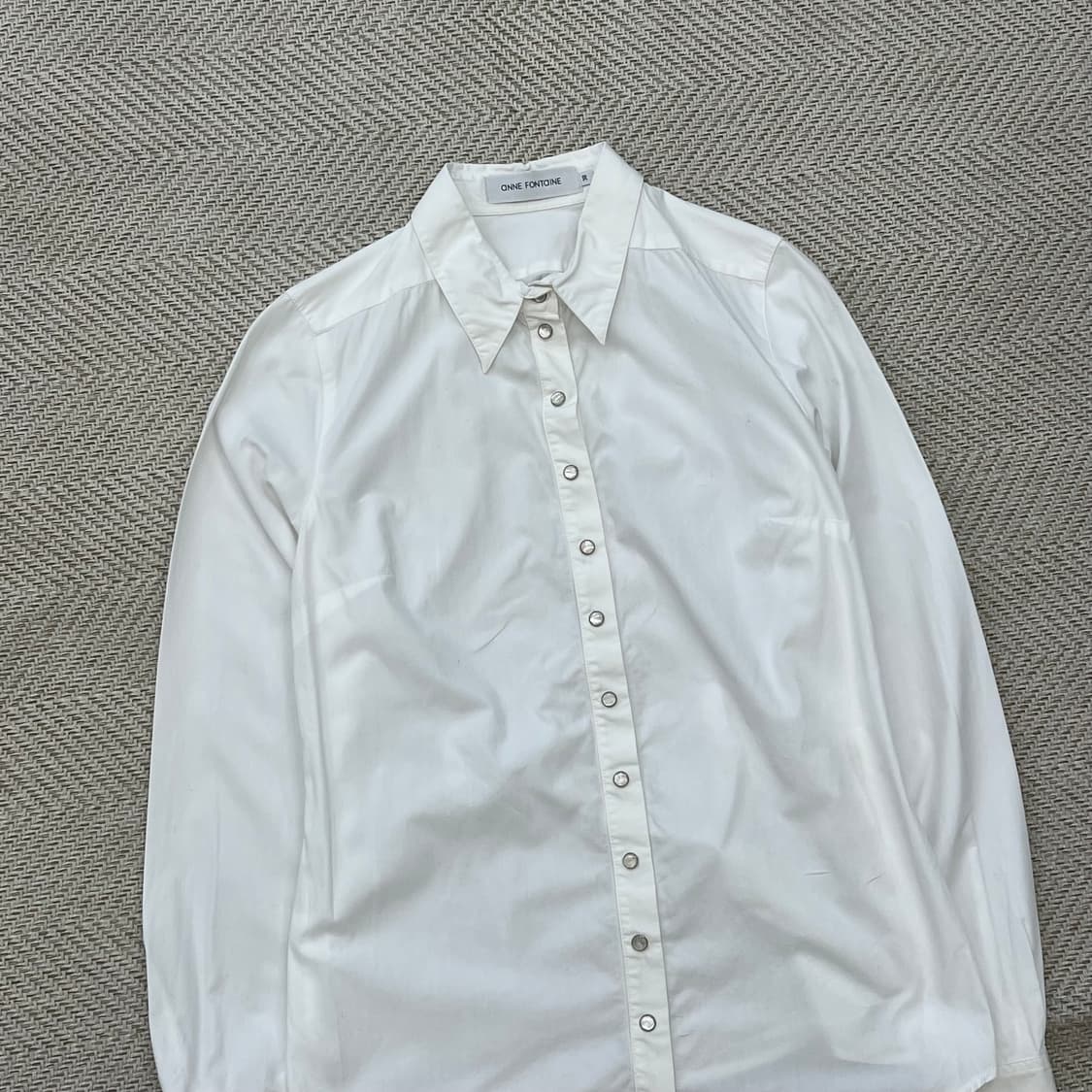 앤 폰테인 화이트 셔츠 r2634 상품이미지3