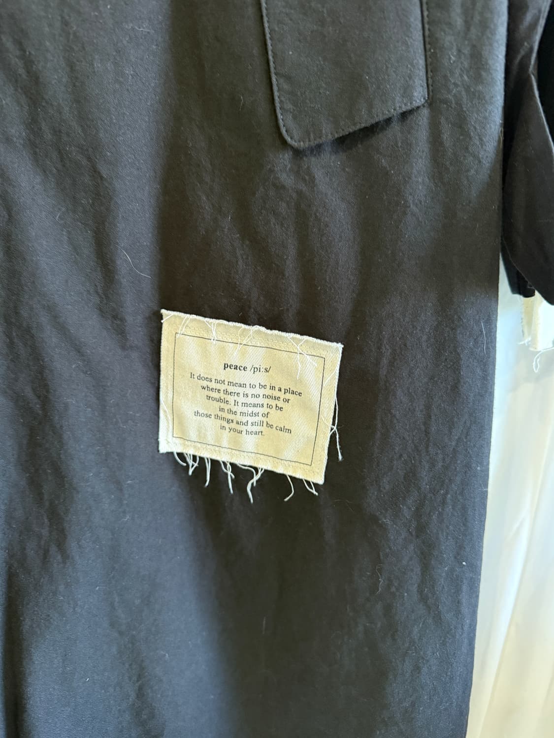 피스마이너스원 #1 코트 블랙 상품이미지6