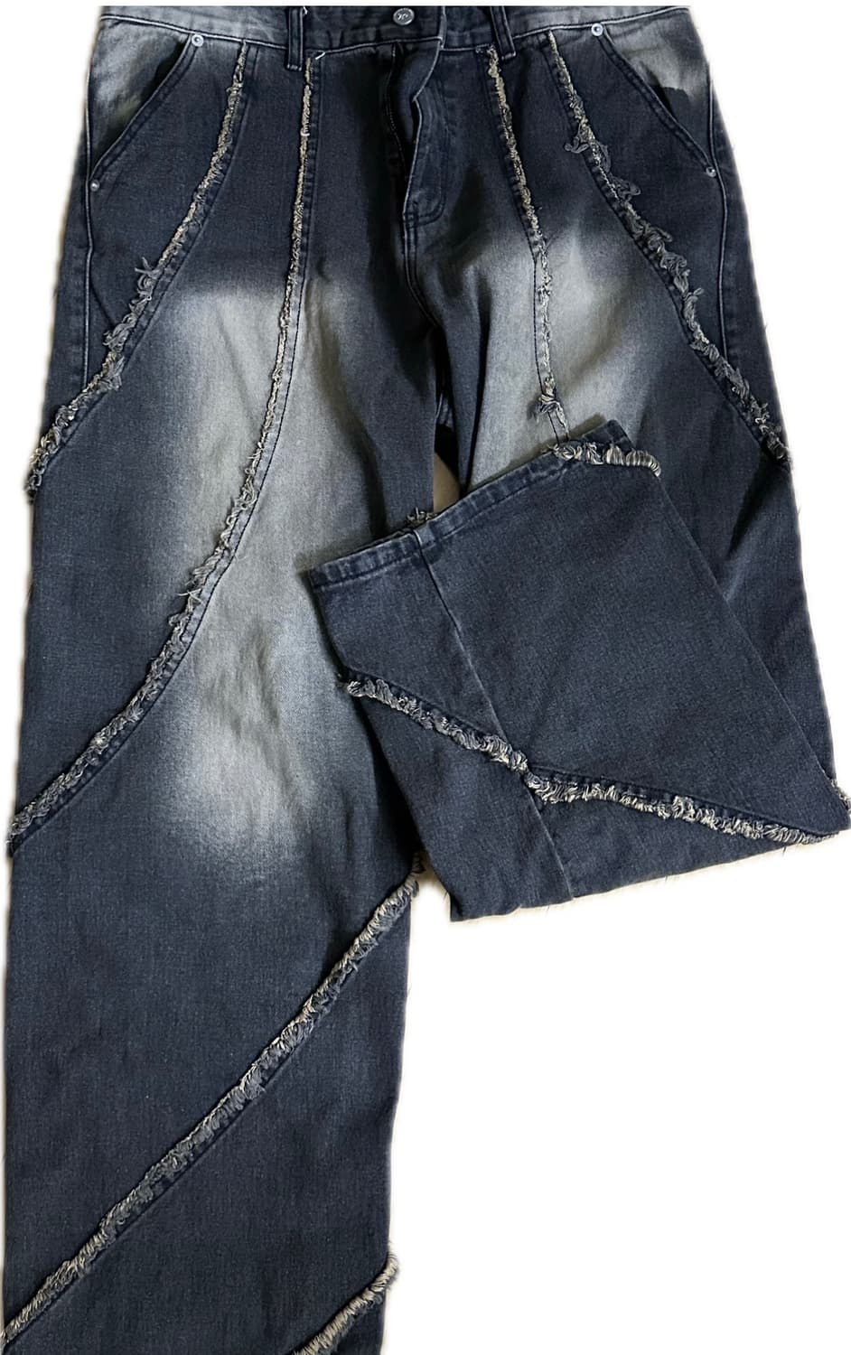 절개 데님 팬츠 상품이미지1