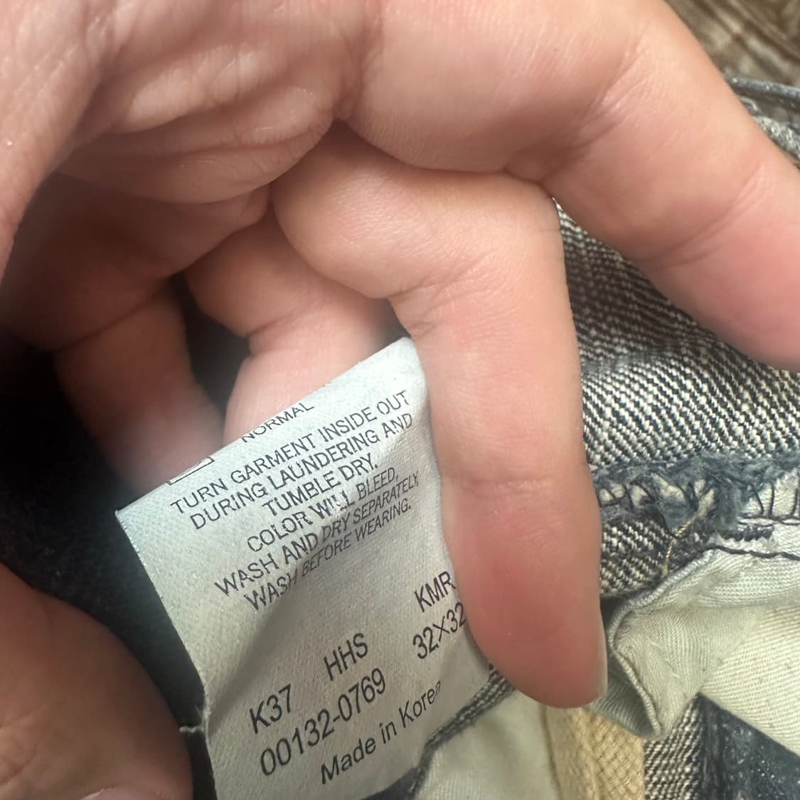 리바이스 빈티지 엔지니어드 워싱데님진 32 상품이미지6