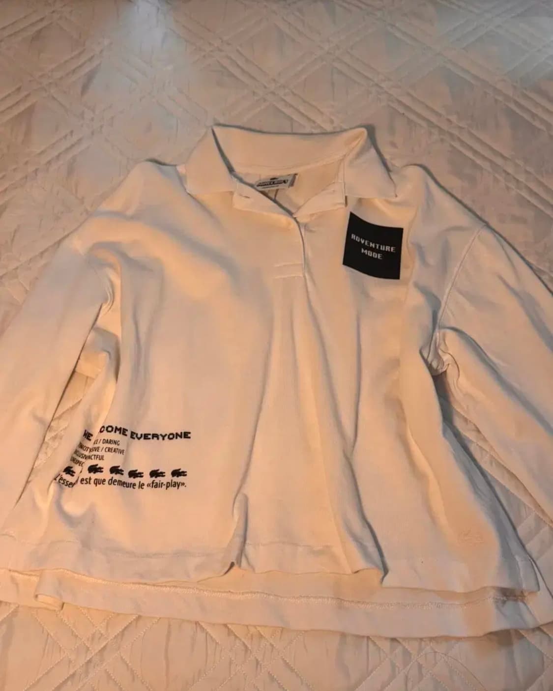 라코스테X마인크래프트 롱슬리브 상품이미지2