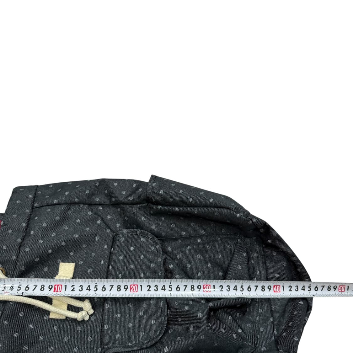 잔스포츠 희귀 도트 땡땡이 패턴 모리걸 드로우 스트링 복조리 백팩 가방 상품이미지6