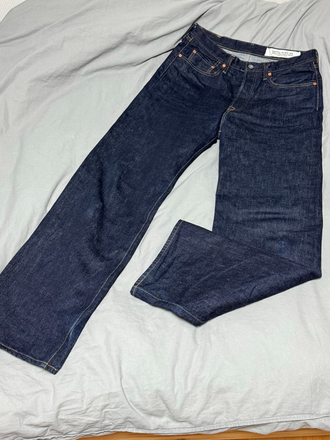 캐피탈 14oz 데님 팬츠 몽키 시스코 원워시 상품이미지2