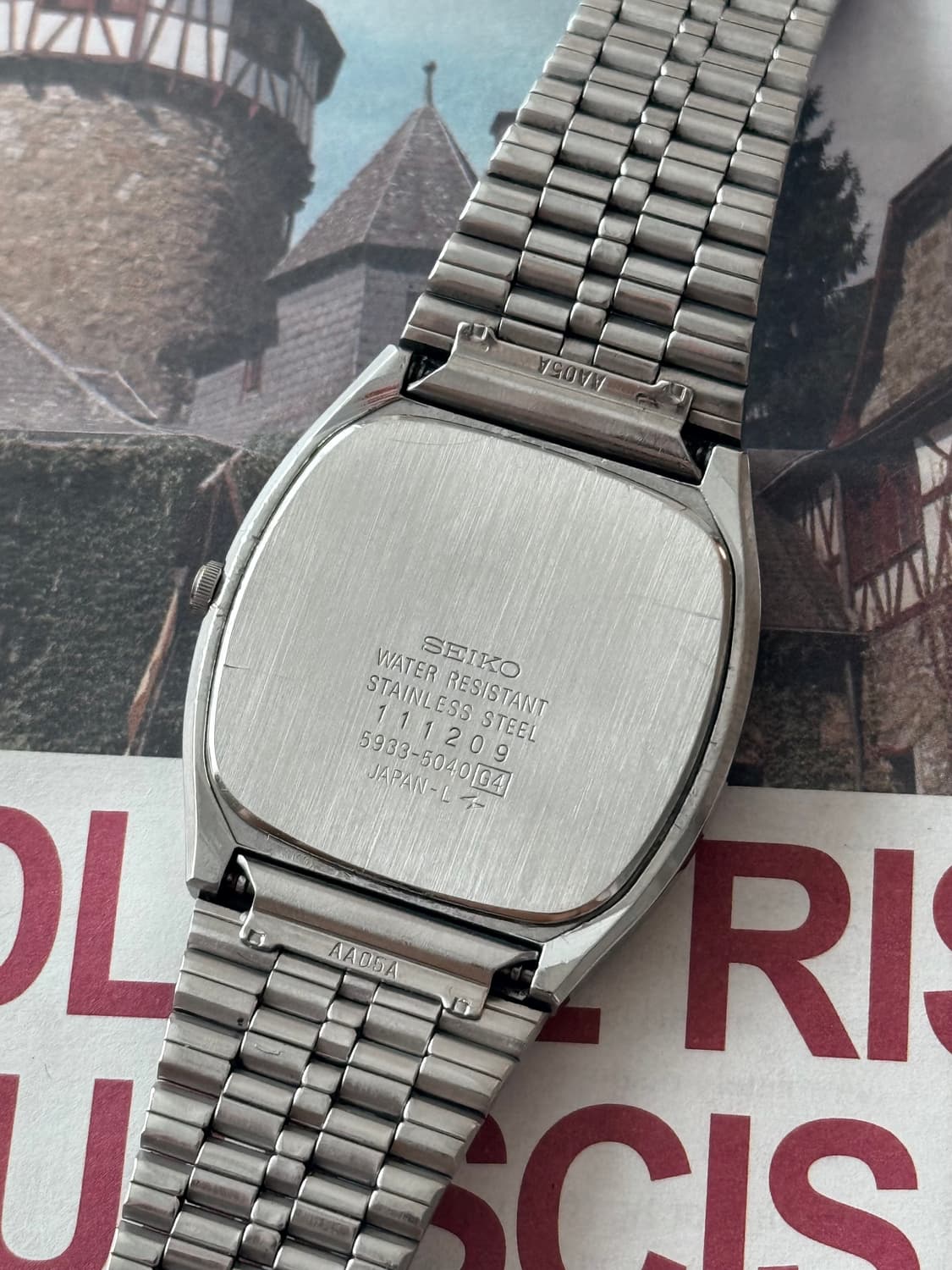 세이코 Seiko 80s 스퀘어 데이 데이트 상품이미지4