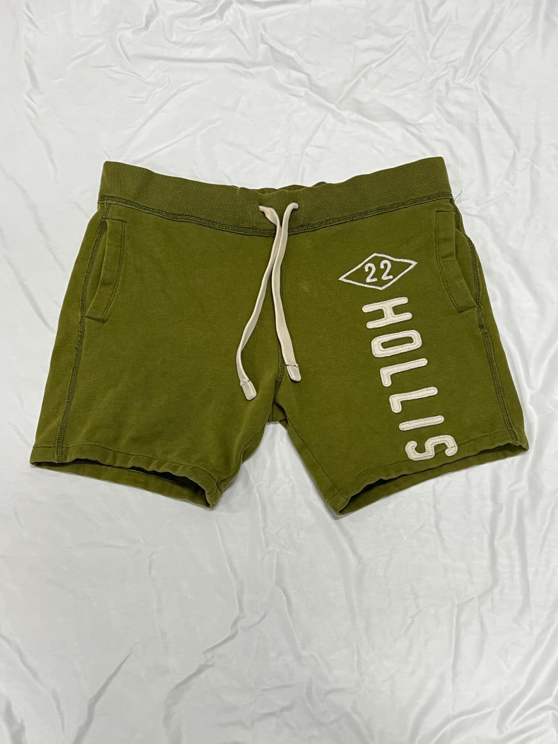 (M) 홀리스터 스웻 숏팬츠 올리브 상품이미지1