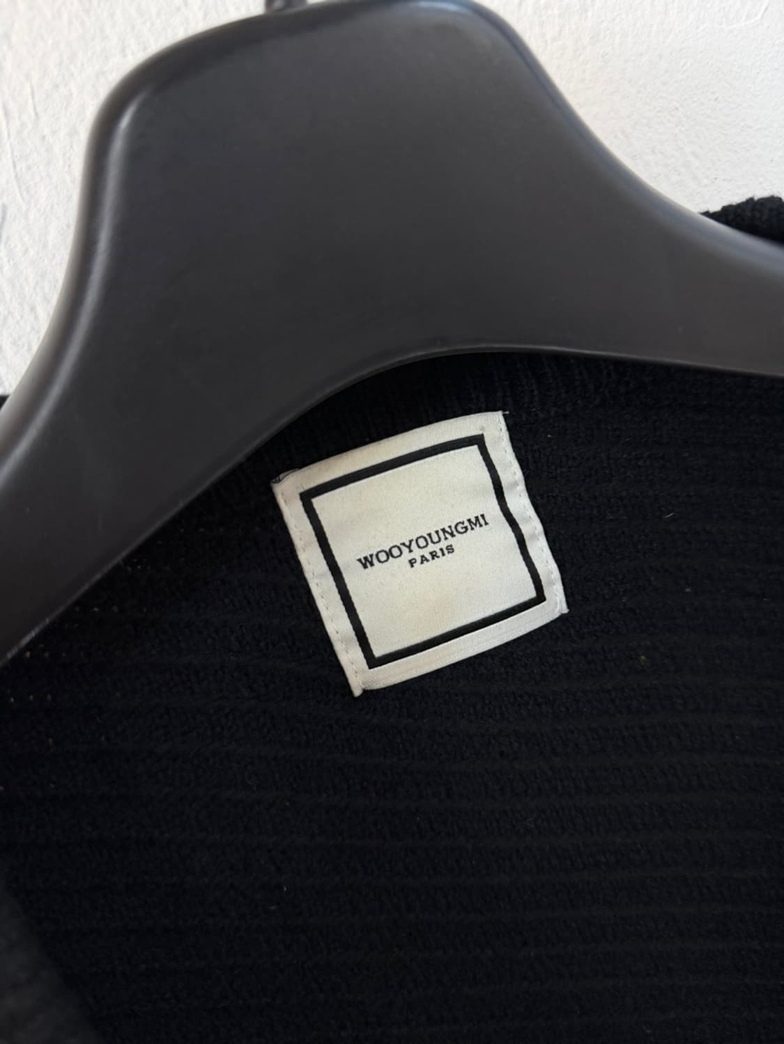 우영미 사선 니트 가디건 상품이미지5