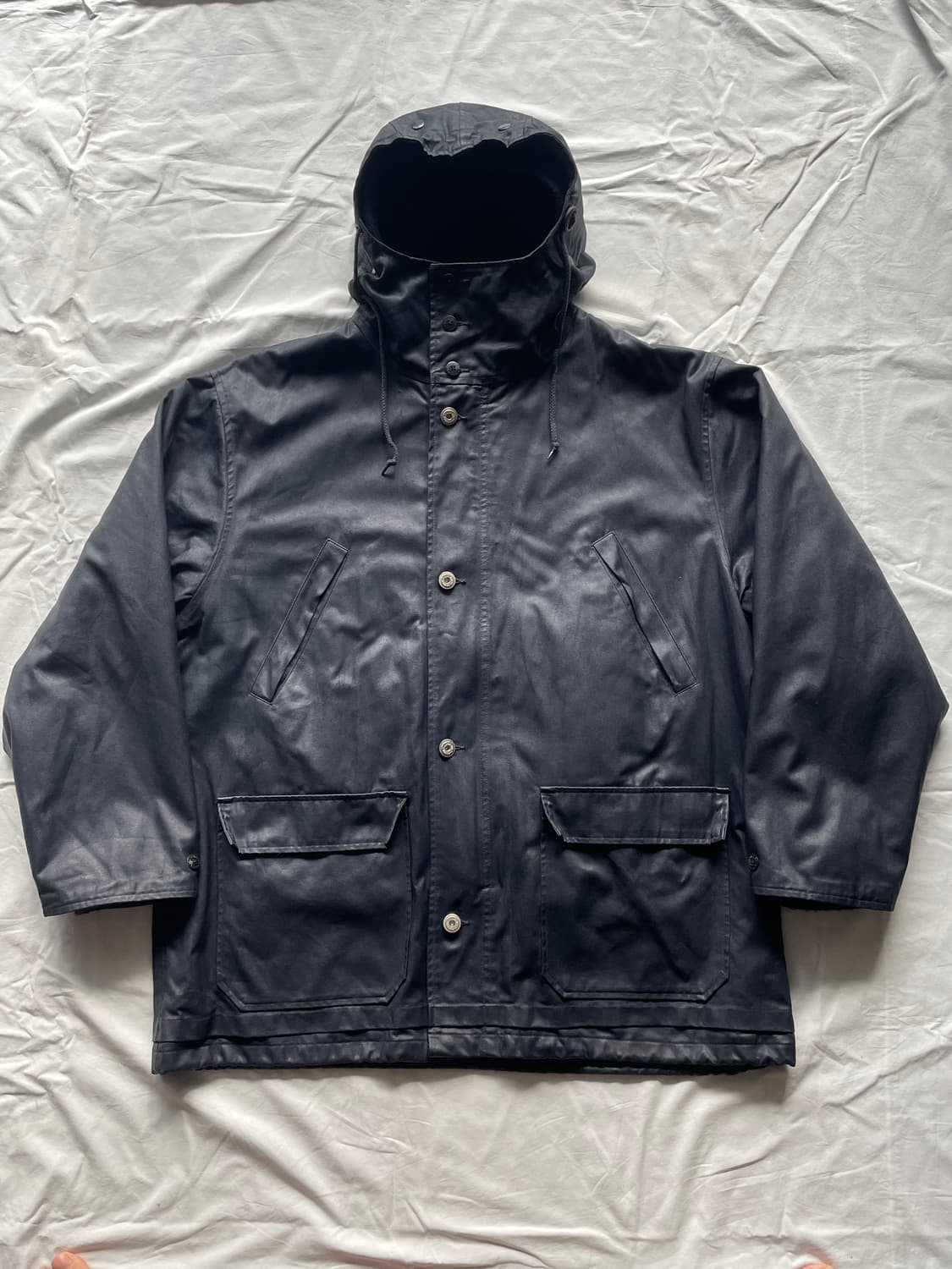 90's 폴로 스포츠 왁스 후드 코트 상품이미지1