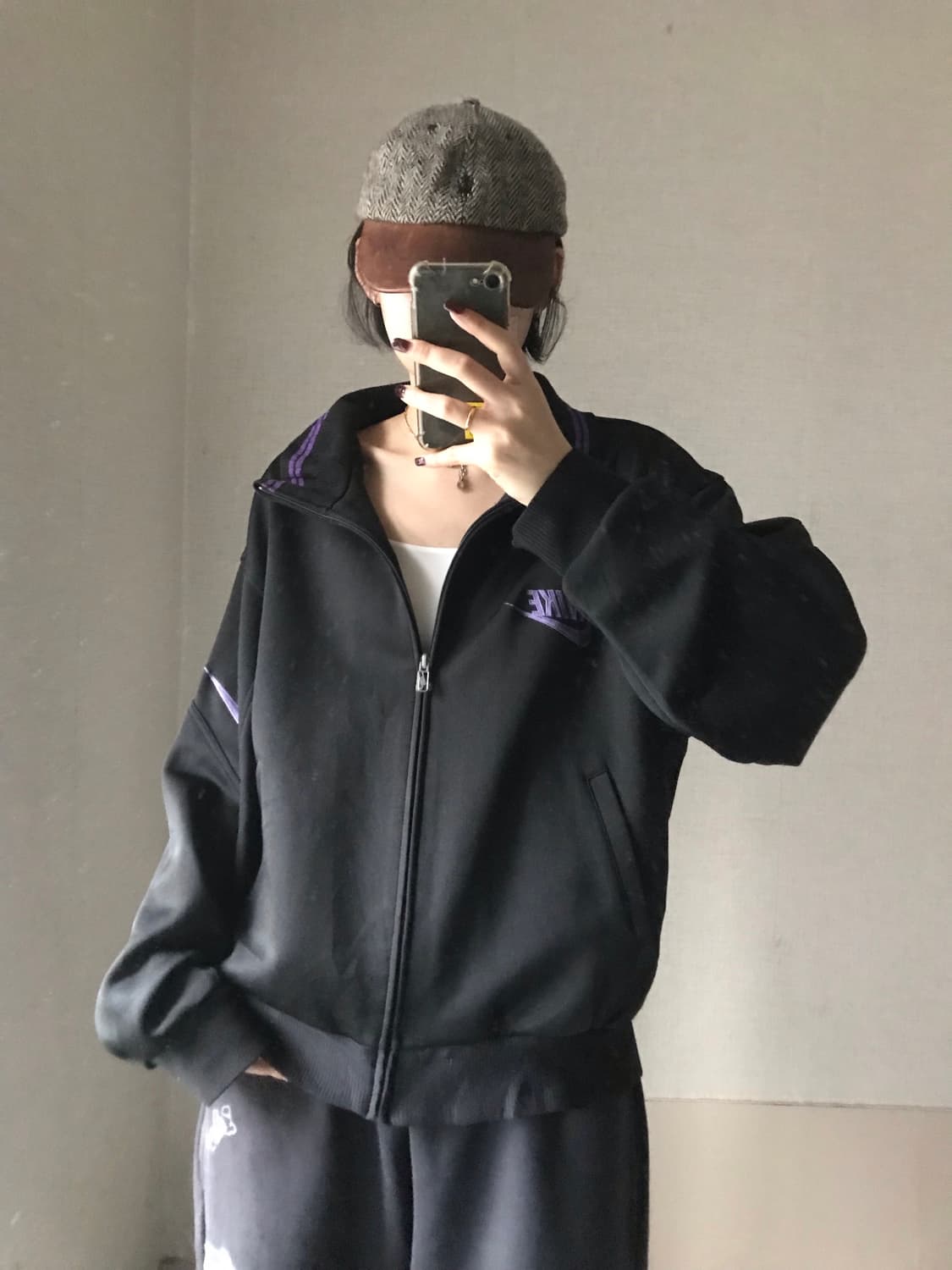 나이키 블랙 오버핏 져지 상품이미지3