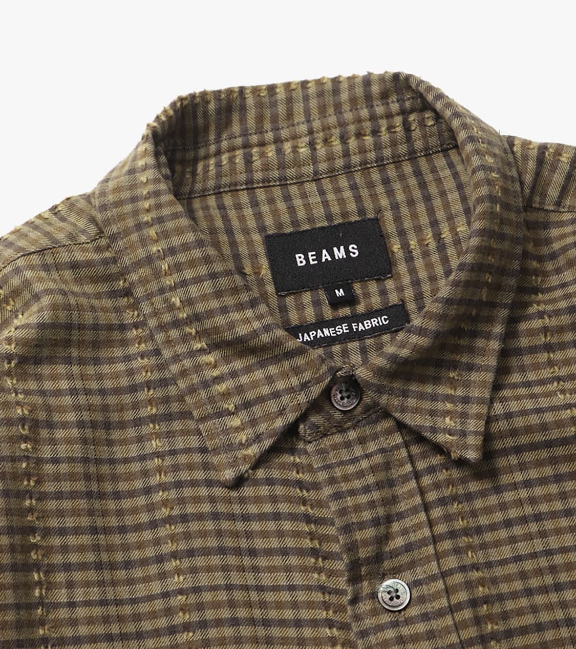 BEAMS - EASY FIT DOBBY CHECK SHIRT 상품이미지4