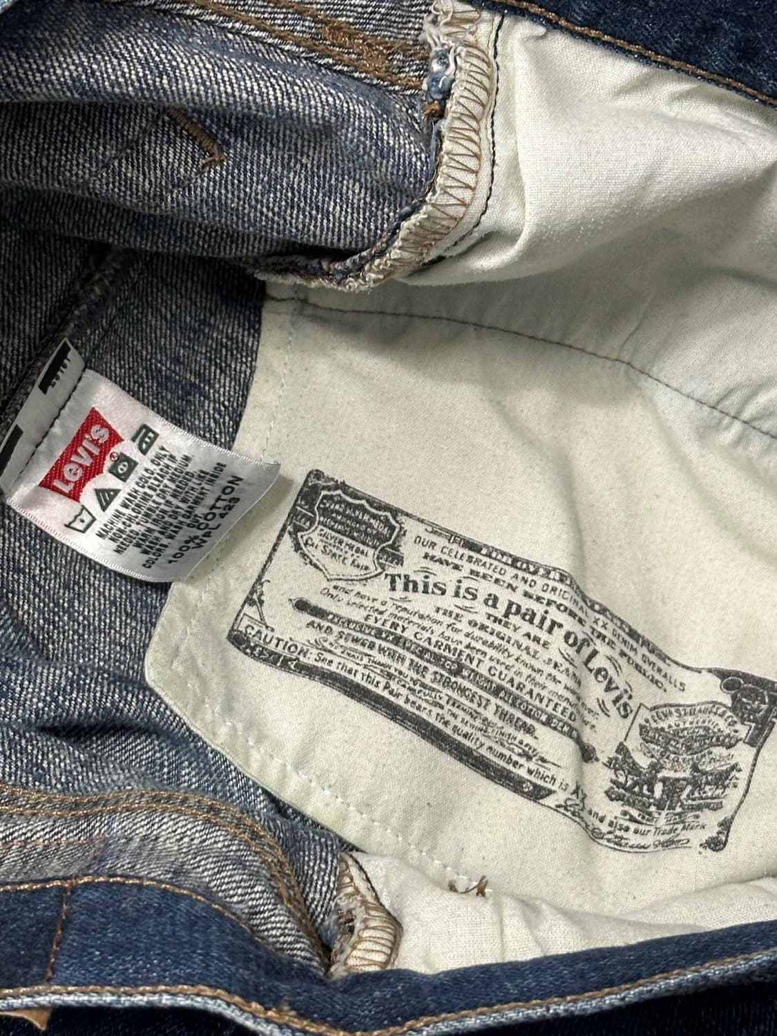 리바이스 501 데님 팬츠 청바지 34X32 상품이미지6