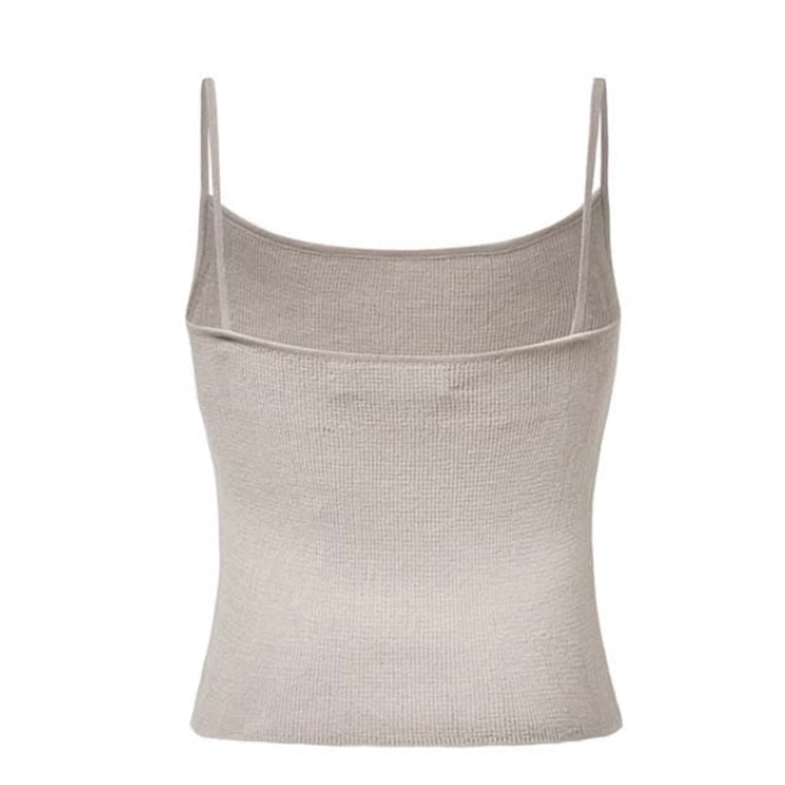 아모멘토 우먼 Knit Sleeveless Top, Grey 상품이미지2