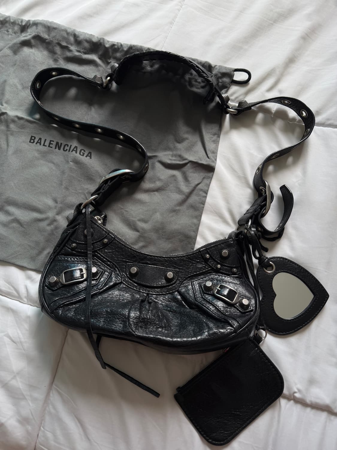 발렌시아가 르카골 xs 숄더백 블랙 상품이미지1