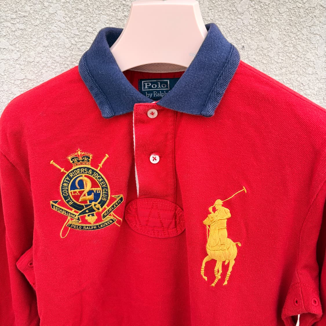 폴로 랄프로렌 골드 빅포니 PK카라 롱슬리브(S) 상품이미지3