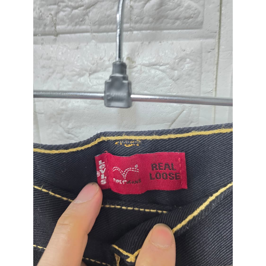 택포_ 리바이스 블랙진 흑청바지 33인치 상품이미지2