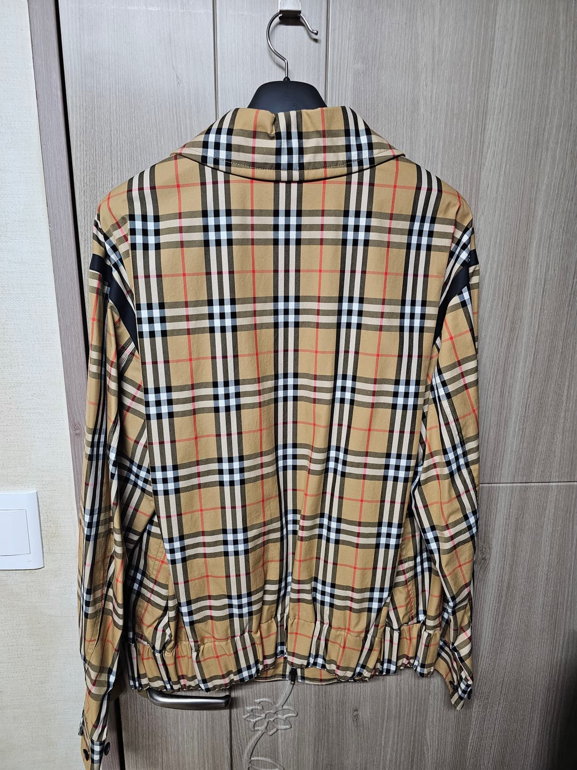 버버리 개버딘 해링턴 자켓 54사이즈 국내 110 노바 체크 상품이미지6