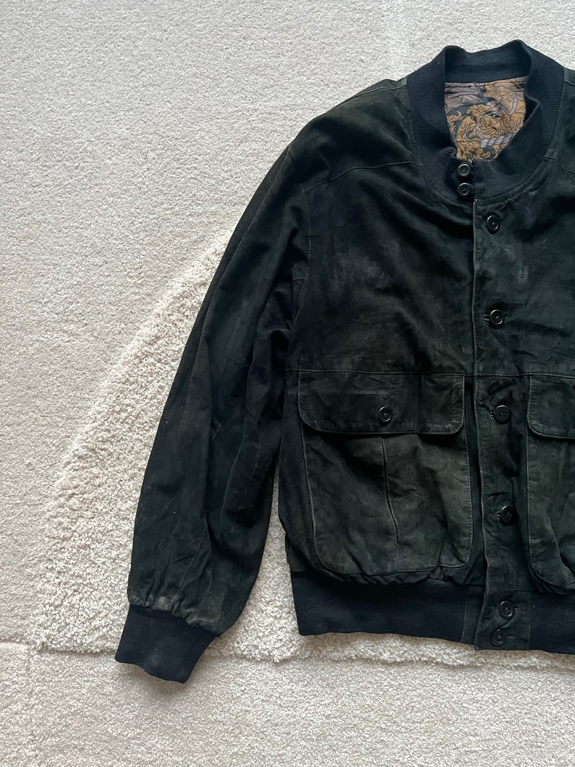 Euro Suede A-1 Leather Jacket (105) 상품이미지4