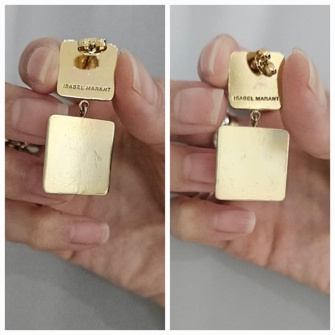 이자벨마랑 빈티지 스퀘어 귀걸이 [정품] 상품이미지3