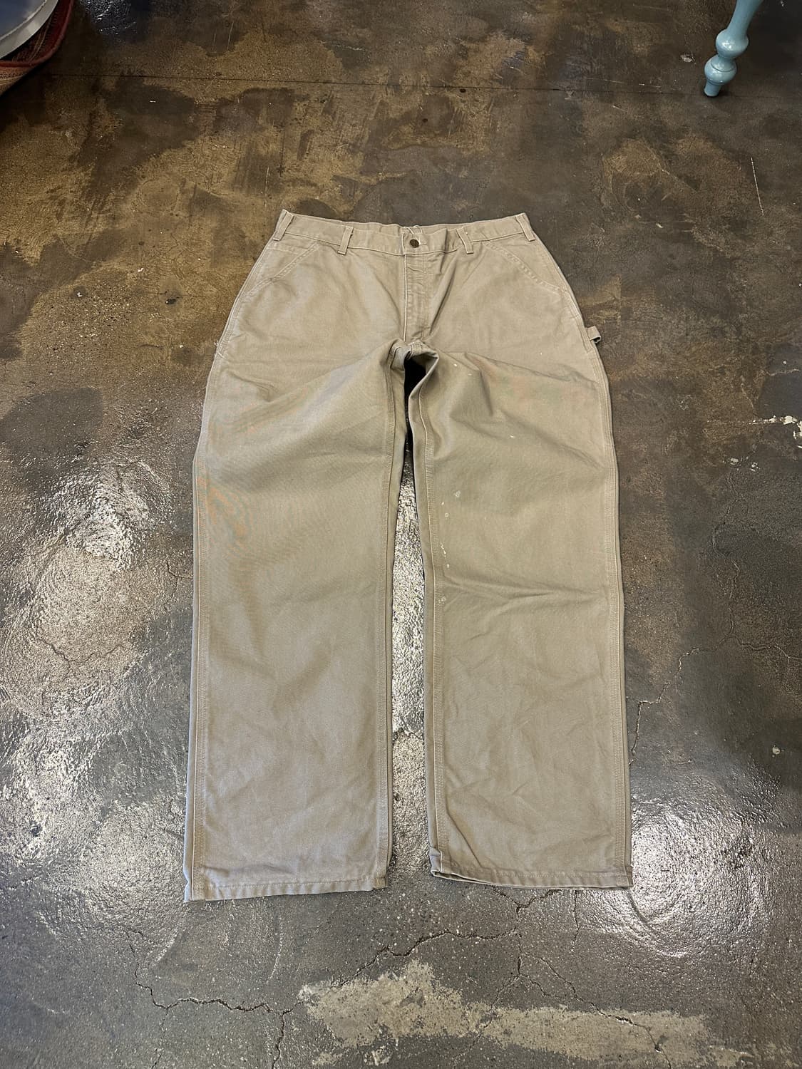 Carhartt 칼하트 오리지널 덩가리핏 싱글니 워크팬츠 36x32 상품이미지1