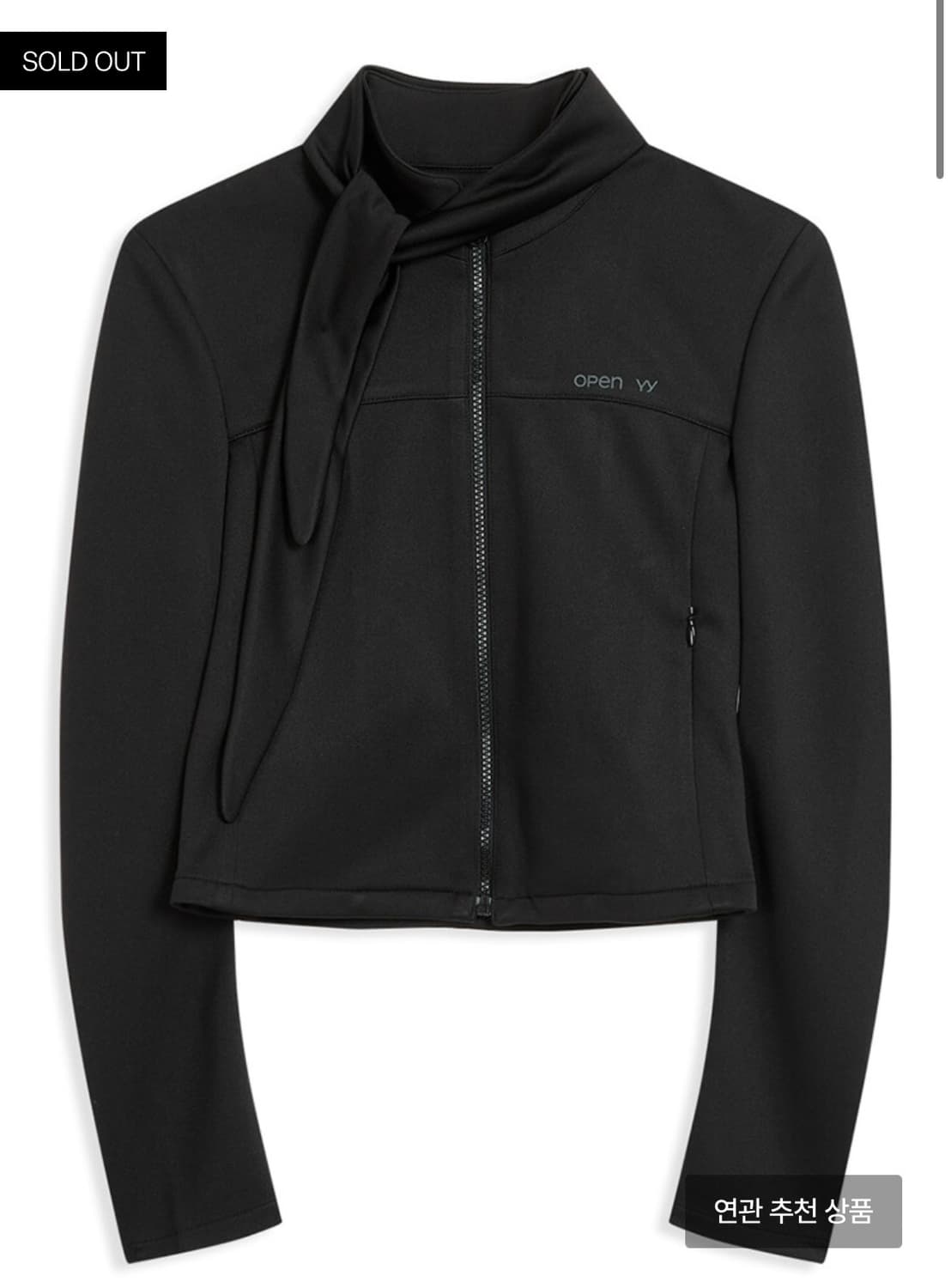 Open YY 오픈와이와이 tie zip training jacket 상품이미지1