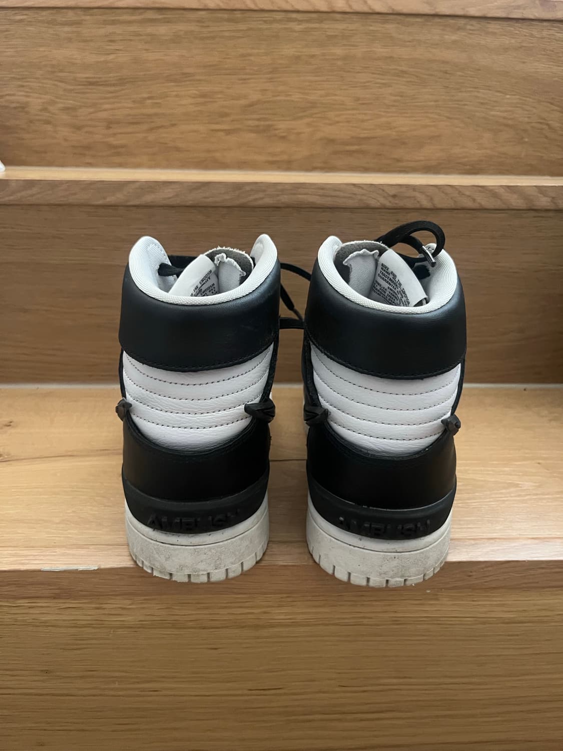 나이키 x 앰부쉬 덩크 하이 블랙/화이트 스니커즈 250 상품이미지4