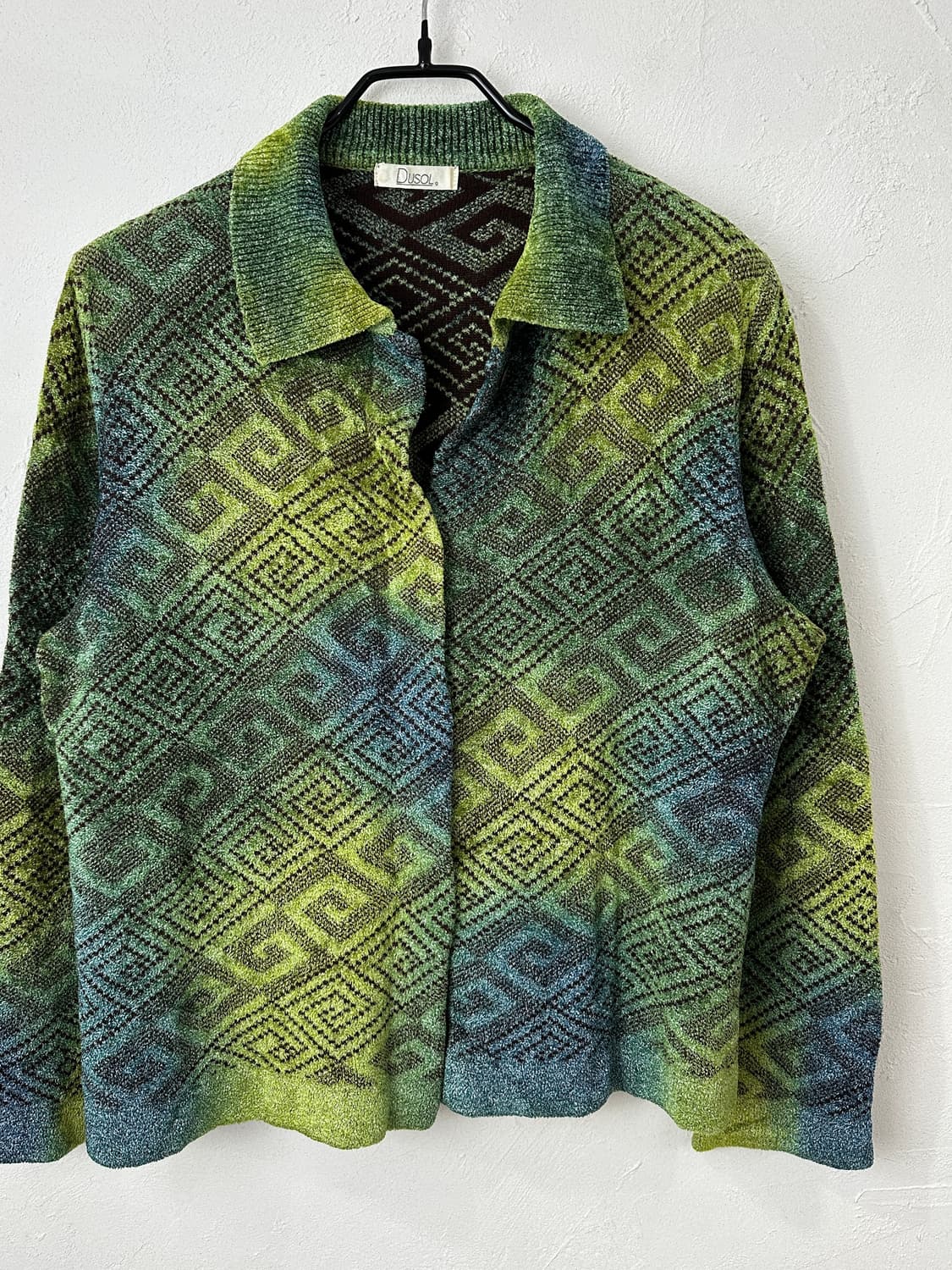 DUSOL 패턴 니트 셔츠 (MADE IN JAPAN) 상품이미지2