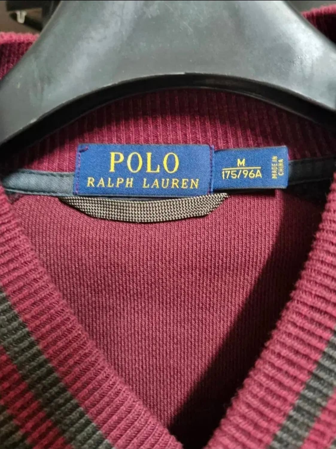 폴로랄프로렌 양털 플리스 베이스볼 바시티 자켓 M 상품이미지4