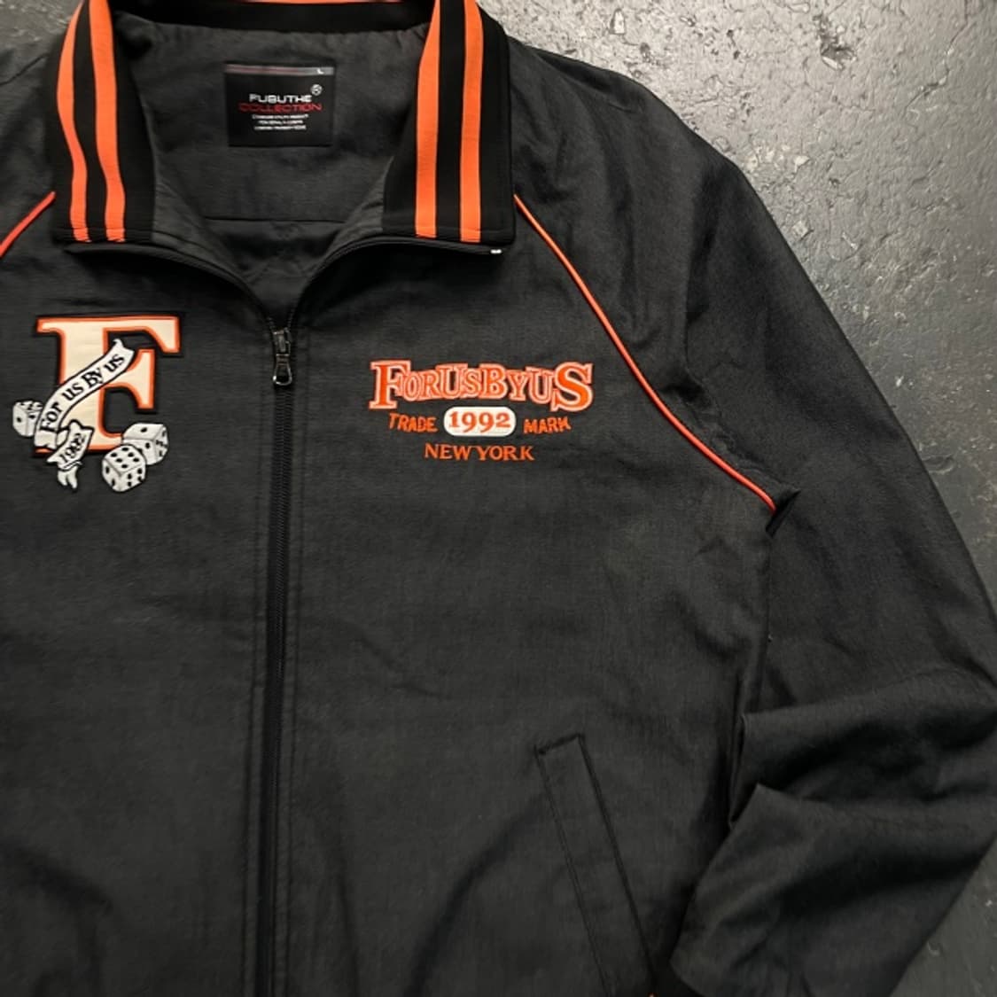 100 후부 올드스쿨 패치 자켓 상품이미지2