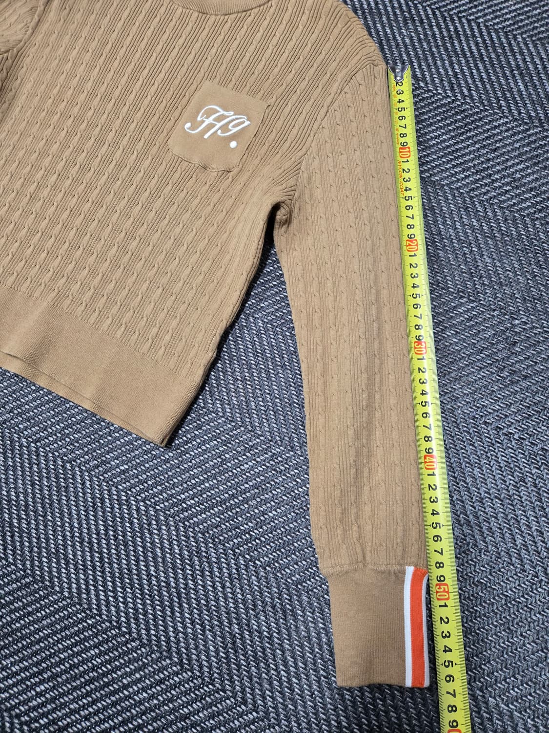 헤지스 골프 레이온76%니트티 니트 긴팔티 상품이미지8