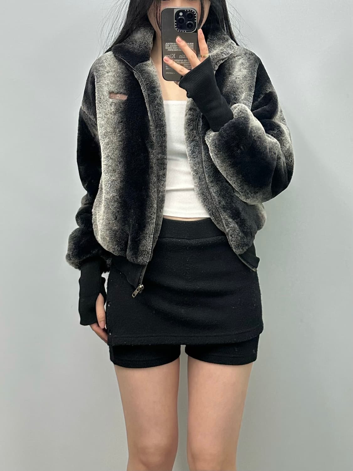 스컬프터 포우 퍼 핑거리스 퍼 자켓 상품이미지2