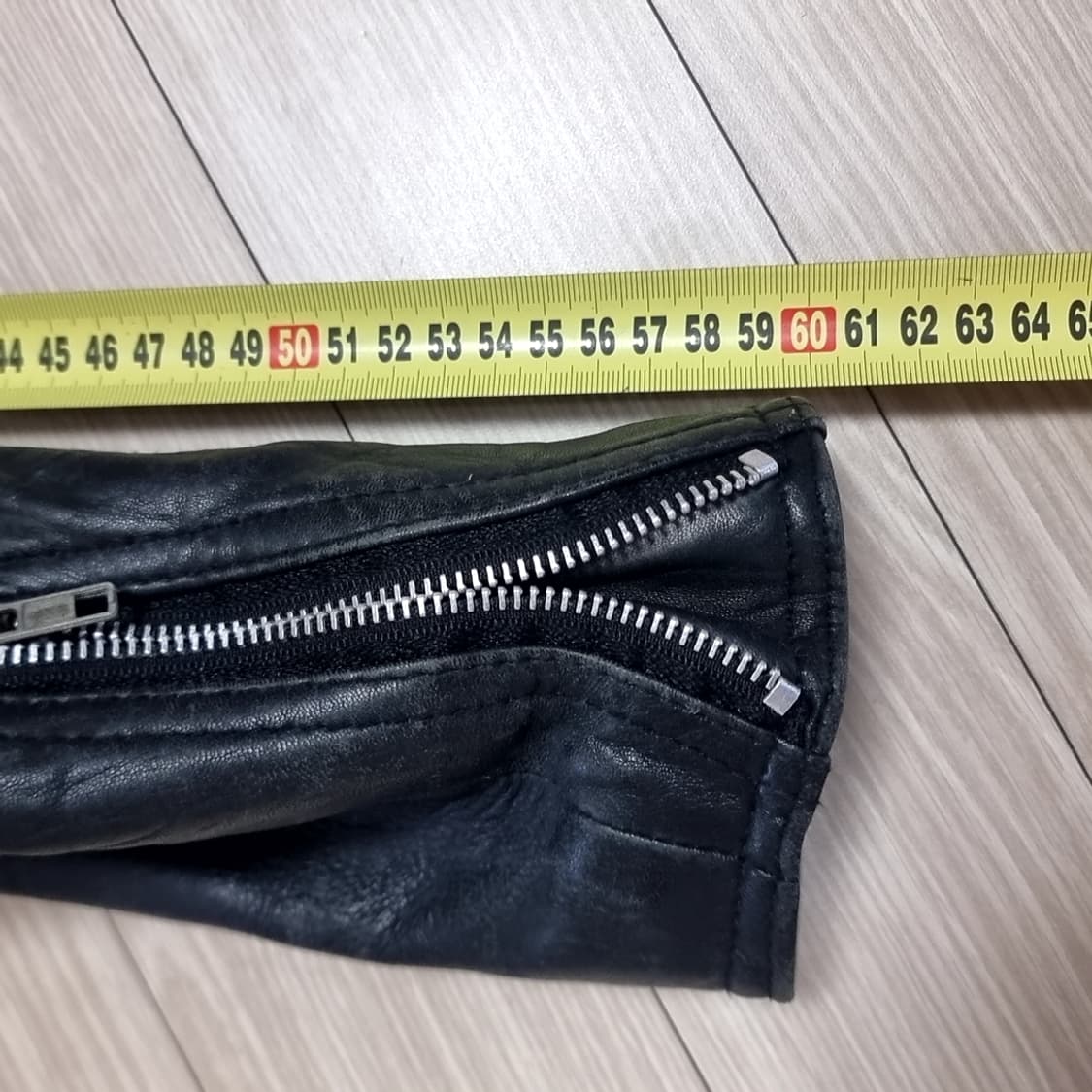 한국제 80-90년대 CAPRICCIO 블랙 가죽 라이더 자켓(100) 상품이미지10