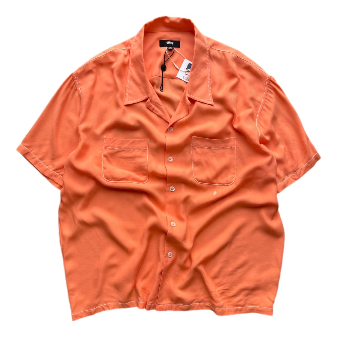 스투시 스티치 레이온 셔츠 L(XL) 상품이미지1