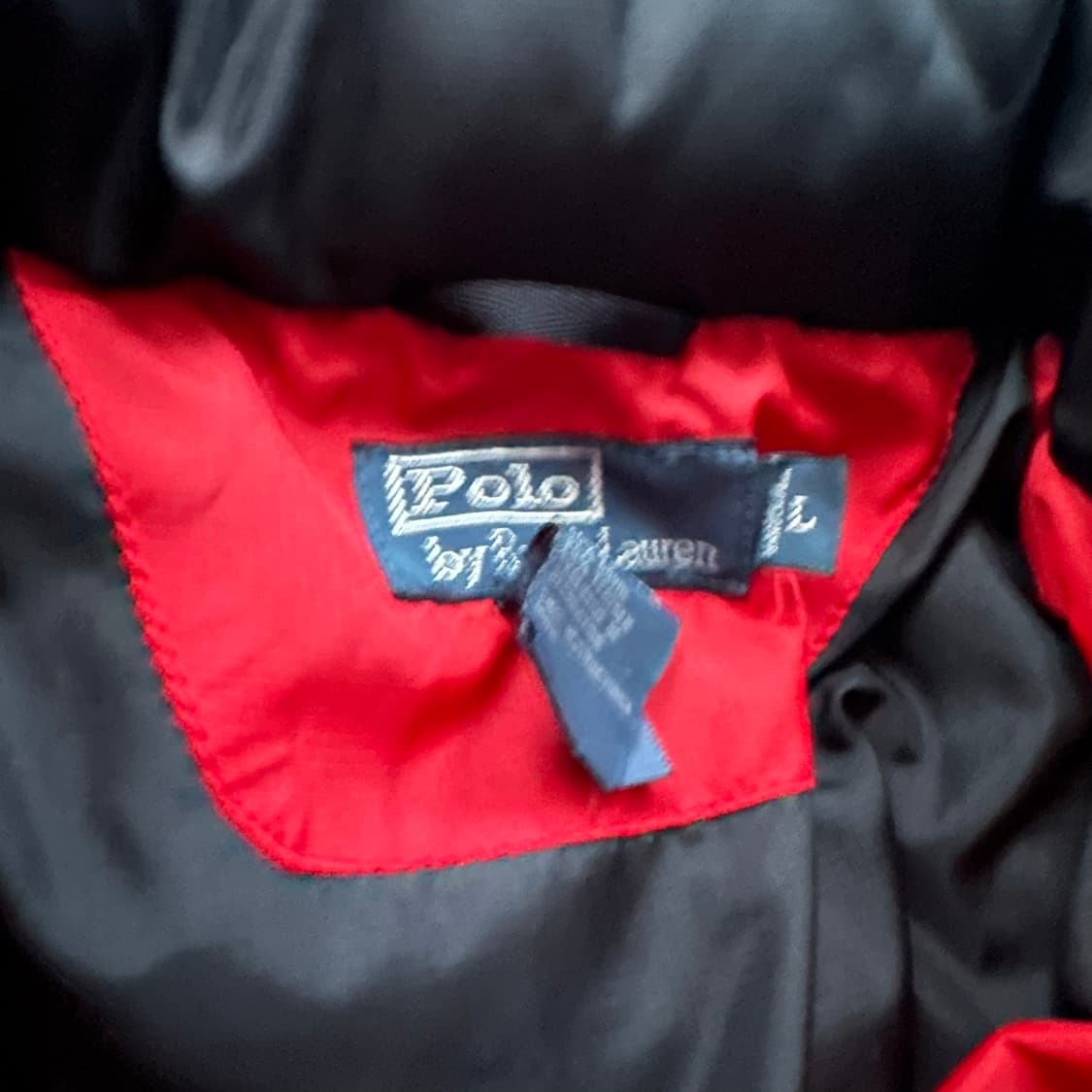폴로 랄프로렌 레드/블랙 패딩 상품이미지4