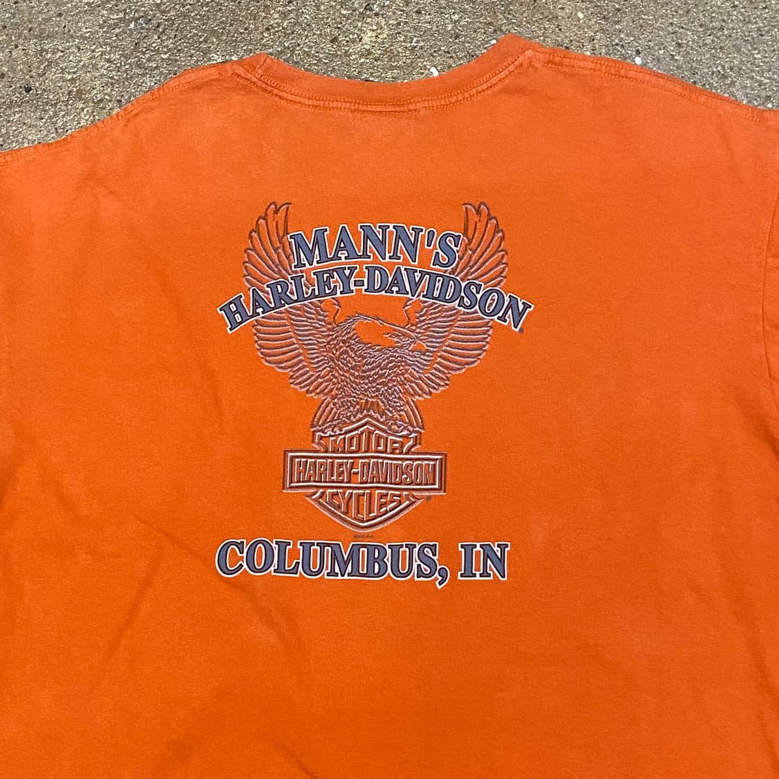 미국 빈티지 할리데이비슨 로고 프린팅 반팔티 티셔츠 상품이미지7