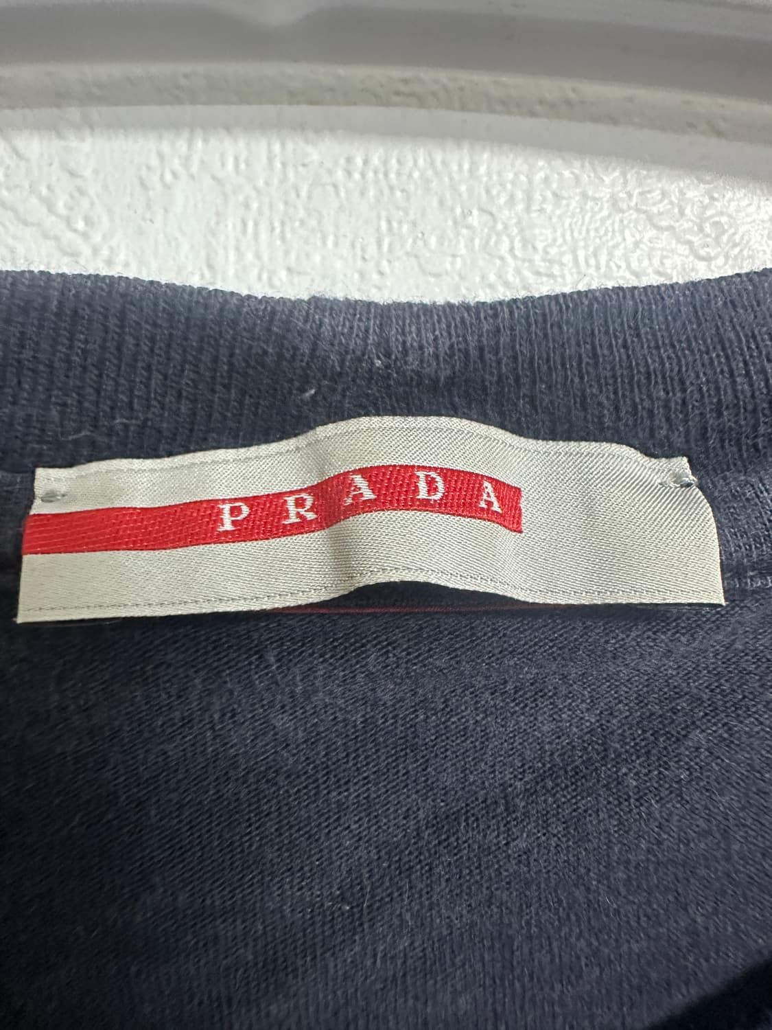 프라다 사커 카드 프린트 저지 티셔츠 상품이미지3