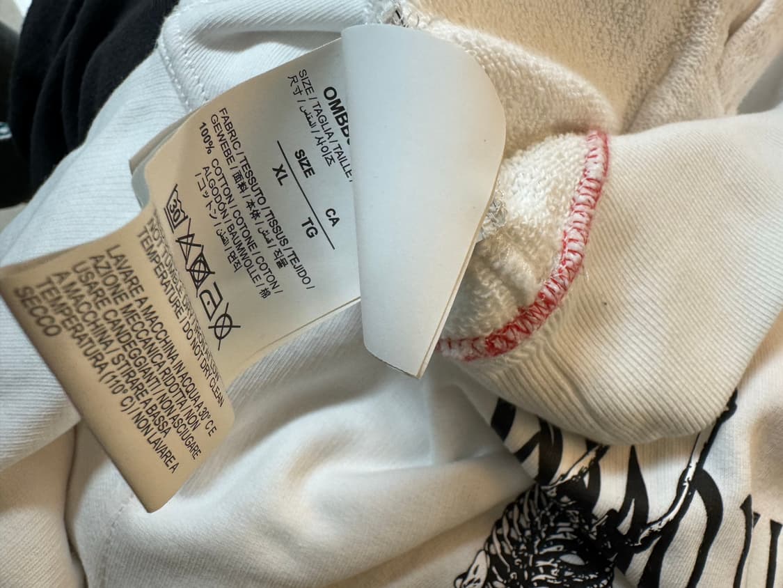 오프화이트 X 언더커버 후디 상품이미지7