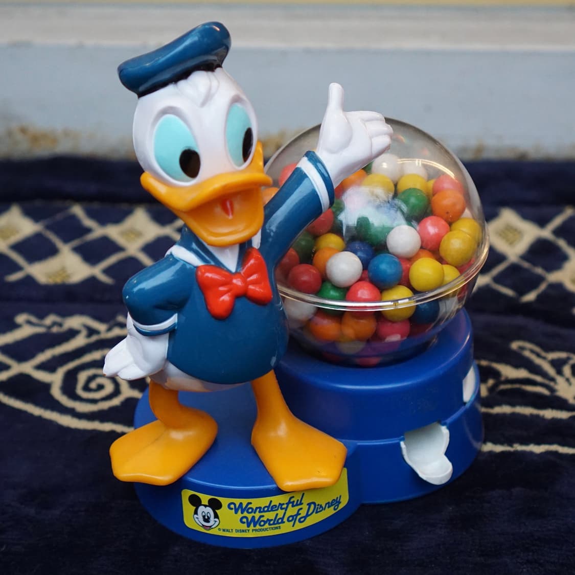 빈티지 소품 1980s 디즈니 도널드덕 검볼머신 상품이미지2