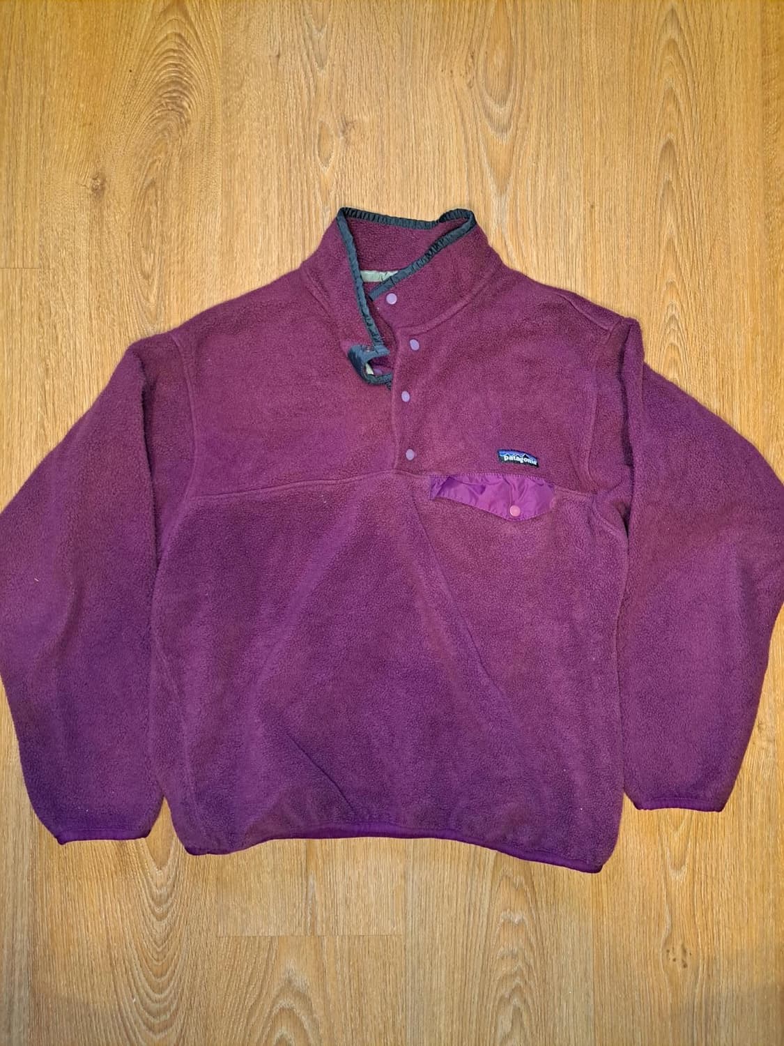 90s 파타고니아 신칠라 스냅-T 퍼플 자메이카 상품이미지1