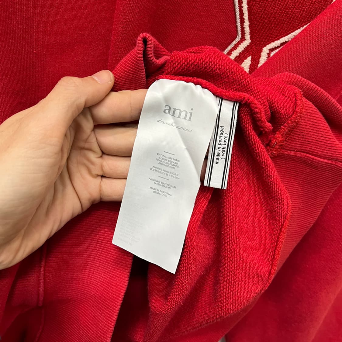 AMI 아미 빅하트 로고 맨투맨 L~XL 상품이미지4