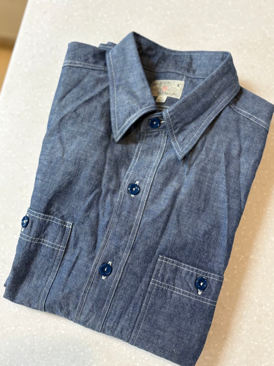 버즈릭슨 샴브레이 워크 셔츠 BR25996 : M (새상품) 상품이미지2