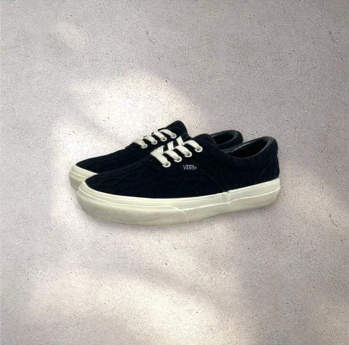 [225] 반스 에라 크로쉐 니트 스니커즈 블랙 (No.519) 상품이미지1