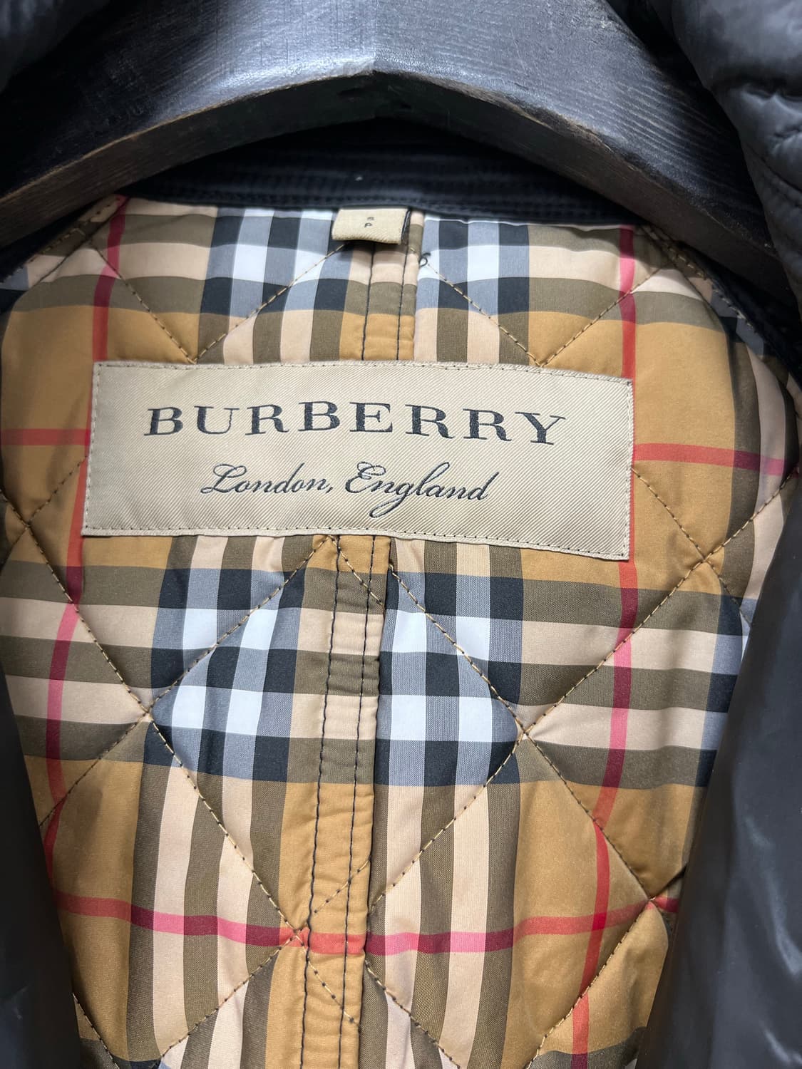 버버리 블랙 퀼팅 자켓 s 상품이미지5